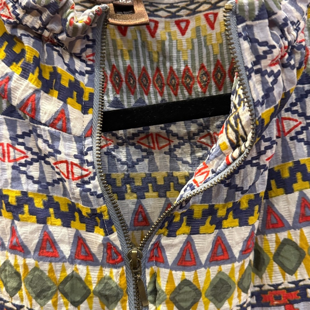 Multiples Multicolor Geometric Utility Shirt/Jacket - Picture 3 of 16